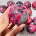 20 Pieces Deep Red Rhodonite Mixed Quartz Spheres