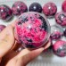 20 Pieces Deep Red Rhodonite Mixed Quartz Spheres