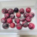 20 Pieces Deep Red Rhodonite Mixed Quartz Spheres