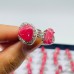 100 Pieces Pink Rhodonite Stone Different Styles Shape Ring