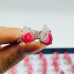 100 Pieces Pink Rhodonite Stone Different Styles Shape Ring