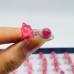 100 Pieces Pink Rhodonite Stone Different Styles Shape Ring