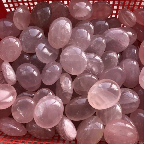 Pink Rose Quartz Tumbled Crystal Wholesale