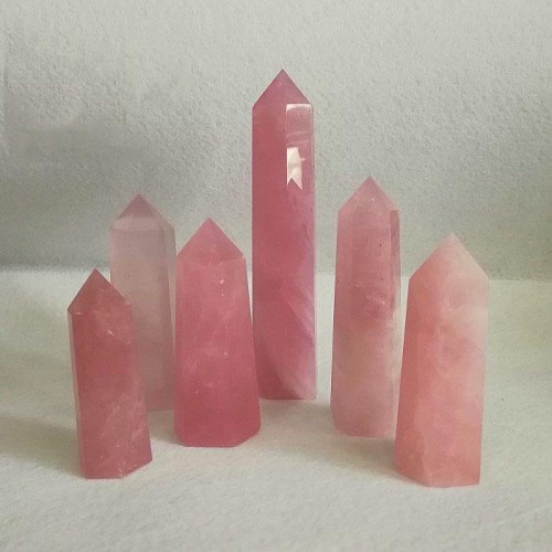 Rose Quartz Crystal Madagascar Deep Pink