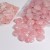 Madagascar Rose Quartz Deep Pink Heart 1in (25mm) Wholesale