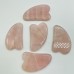 Rose Quartz Gua Sha Facial Tool Rose Quartz Guasha Board For SPA Wholesale