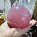 High Quality Deep Pink Rose Quartz Sphere Ball