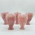 4in Large Rose Quartz Angel Carving Wholesale