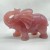 Large Deep Pink Madagascar Rose Quartz Elephant Carving