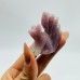 16 Pieces Purple Rose Quartz Nine-Tailed Fox Carving