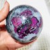 High Quality Ruby Zoisite Sphere Mixed Moonstone