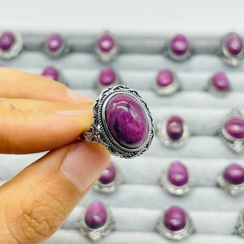 30 Pieces High Quality Ruby Zoisite Different Styles Ring