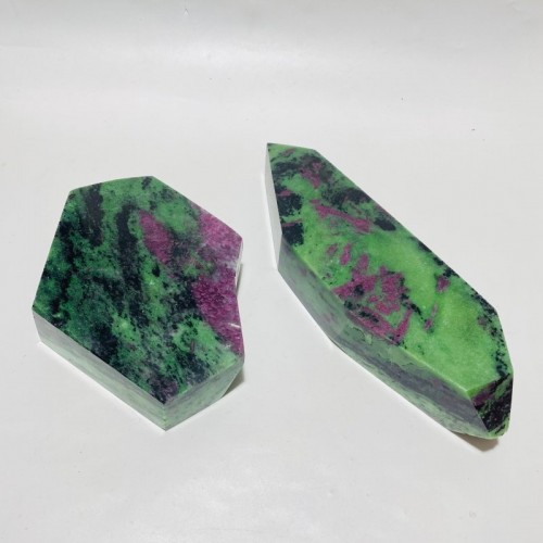 2 Pieces Large Ruby Zoisite Free Form