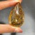 High Quality Gold Rutile Teardrop Pendant