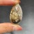 Gold Rutile Mixed White Garden Quartz Teardrop Pendant