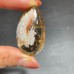 Gold Rutile Mixed White Garden Quartz Teardrop Pendant