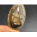 Gold Rutile Mixed White Garden Quartz Teardrop Pendant