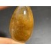 Super Clear Gold Rutilated Quartz Teardrop Pendant