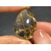 Titanium Gold Rutile Quartz Teardrop Pendant