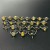 24 Pieces Gold Rutile Quartz Different Styles Sterling Silver Ring