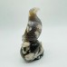 Sakura Flower Agate Bird Skull Carving