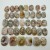 38Pieces High Quality Sakura Flower Agate Palm Stone