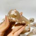 18 Pieces High Quality Sakura Flower Agate Crow Skull Carving