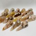 18 Pieces High Quality Sakura Flower Agate Crow Skull Carving