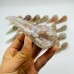 23 Pieces High Quality Sakura Flower Agate Crow Skull Carving