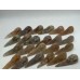 23 Pieces High Quality Sakura Flower Agate Crow Skull Carving