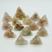 High Quality Sakura Agate Christmas Tree Carving Crystals Wholesale