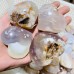 84 Pieces Sakura Flower Agate Heart