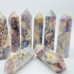 Blue Sakura Flower Agate Tower Point Crystal Wholesale