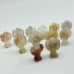 Mini Sakura Flower Agate Angel Carving Wholesale