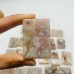 24 Pieces High Quality Sakura Flower Agate Cuboid