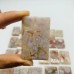 24 Pieces High Quality Sakura Flower Agate Cuboid