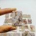 24 Pieces High Quality Sakura Flower Agate Cuboid