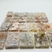 24 Pieces High Quality Sakura Flower Agate Cuboid