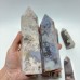 18 Pieces Sakura Flower Agate Tower Points