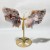 5 Pairs Sakura Flower Agate Butterfly Wing Carving With Stand