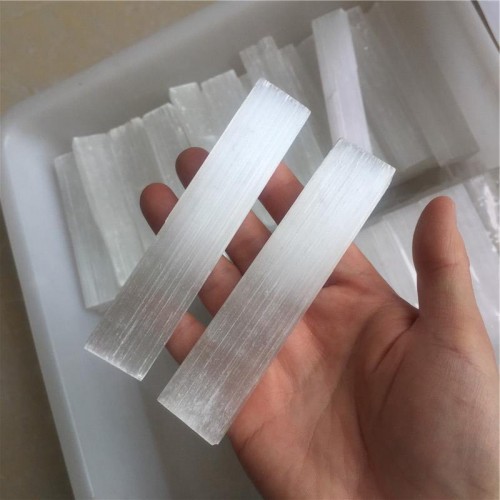 Raw Rectangle Selenite Sticks Wholesale