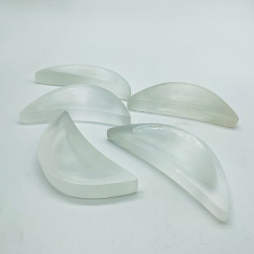 High Quality Selenite Moon Shallow Bowl Wholesale