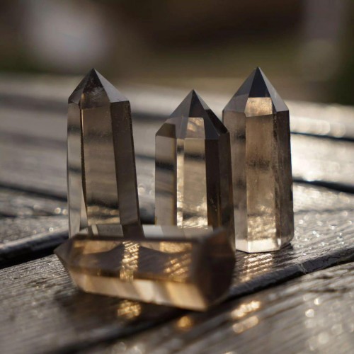 Smoky Quartz Crystal Point Tower Wholesale