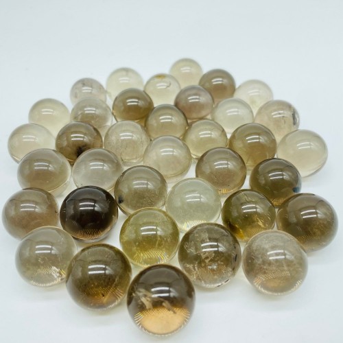 0.7in(2cm) Smoky Quartz Mini Spheres Crystal Ball Wholesale