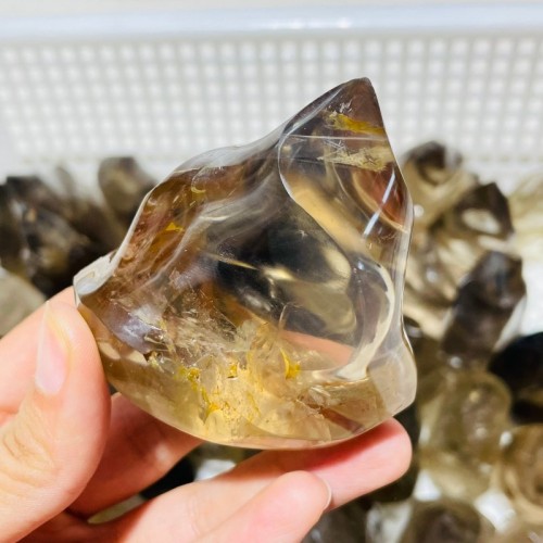 Natural Smoky Quartz Flame Wholesale