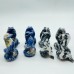 5 Types Cobra Snake Sodalite & Zebra Tiger Eye Stone Carving Wholesale