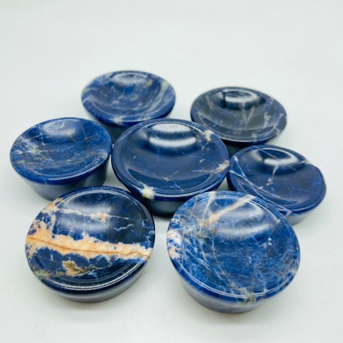 High Quality Sodalite Shallow Bowl Wholesale