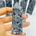 Black Sphalerite Geode Quartz Mixed Purple Fluorite Four-Sided Tower Point Wholesale