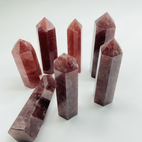 Strawberry Quartz Tower Point Wholesale