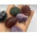 3 Types Shell Moss Agate & Lepidolite Carving Wholesale